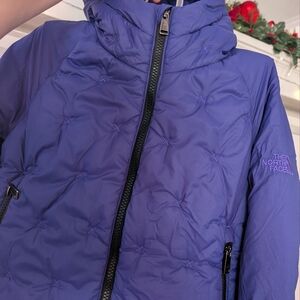 The North Face Purple Puffer Jacket